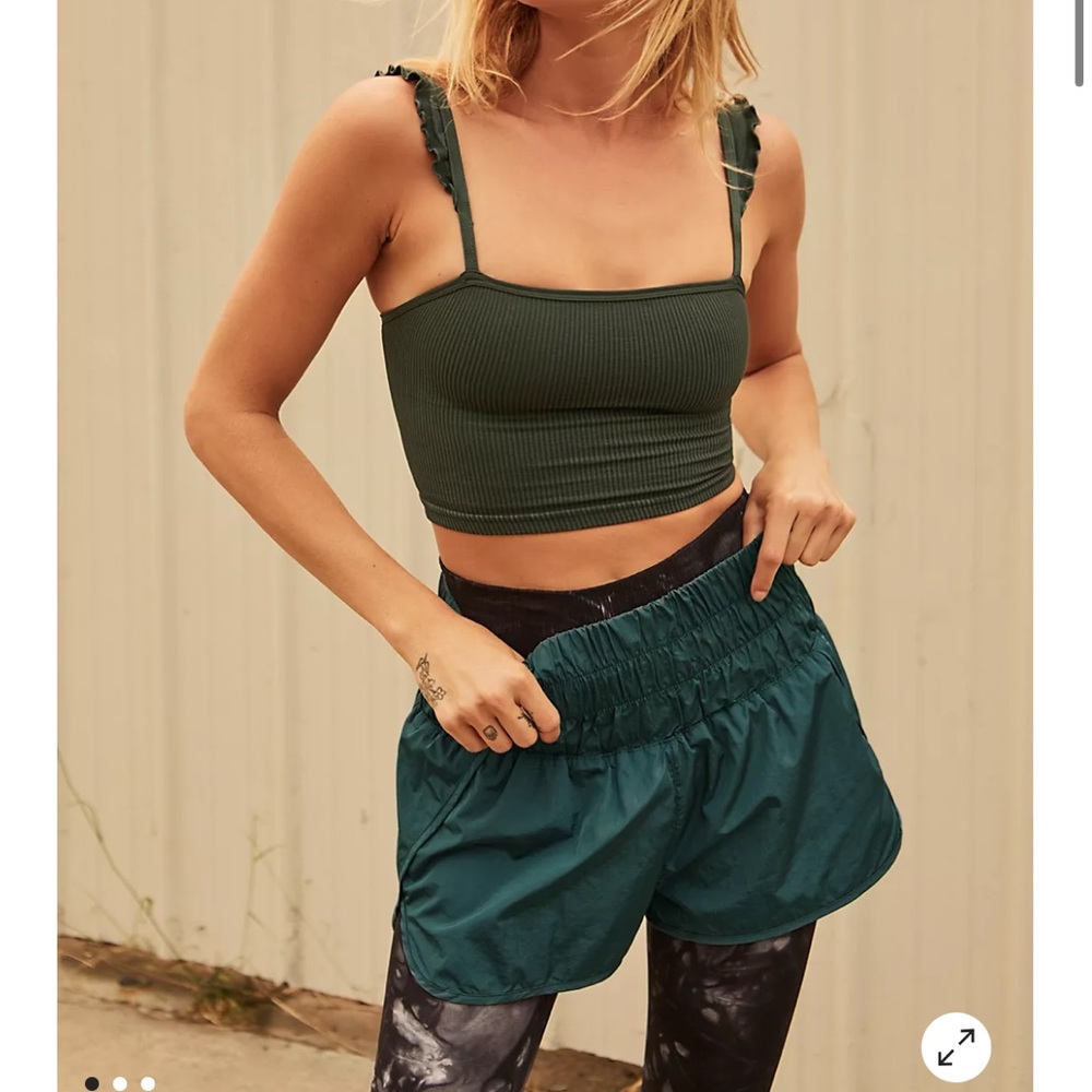 Free People high rise the way home shorts. Color stargazer in size medium